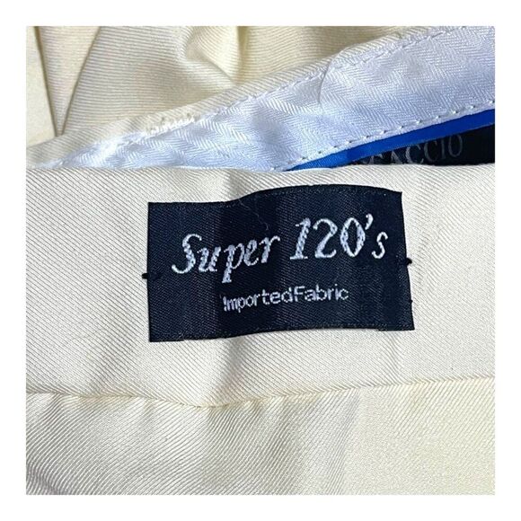 Lot 2 Pair Bocaccio Golf Men's Pleated Shorts 46 Yellow Casual Sport Pockets - Picture 7 of 7